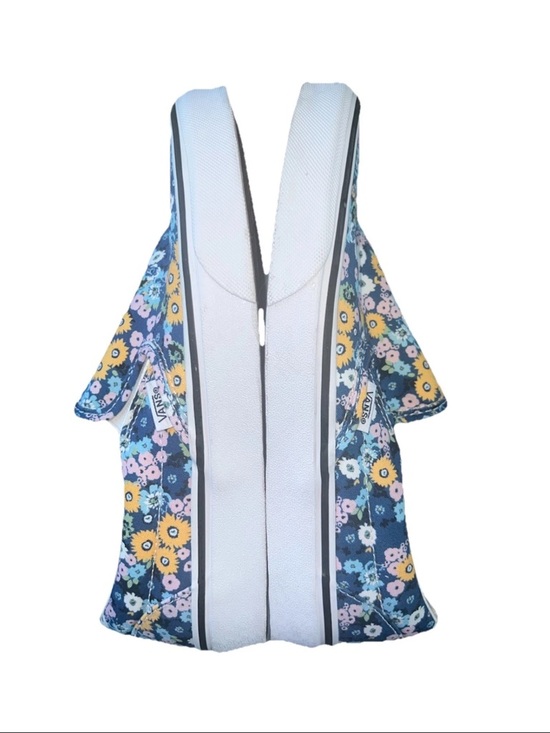 Vans Floral Slip On Sneakers Blue Daisy Canvas Women’s 8 - Picture 4 of 10